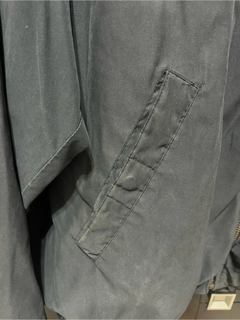 UE Men's Gray Bomber Jacket